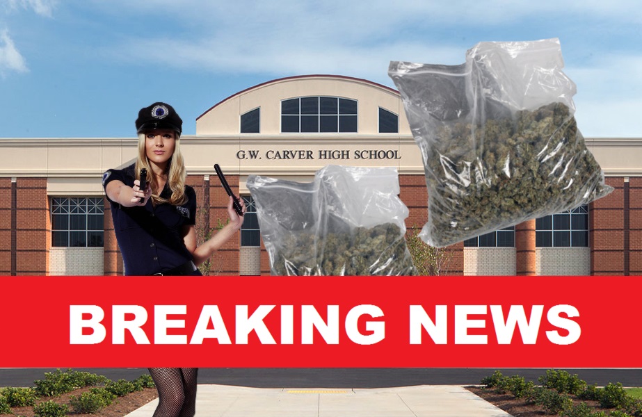 two pounds of marijuana at carver high school in atlanta
